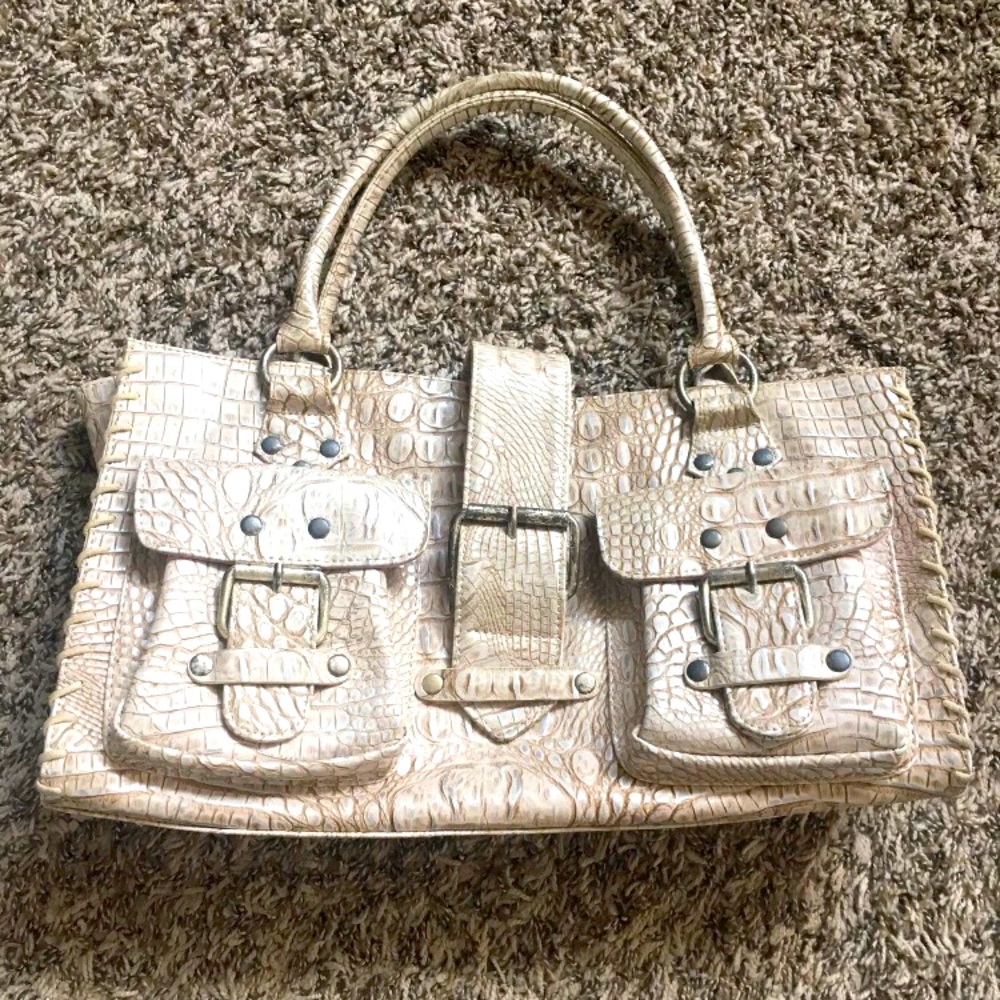 Faux Snake skin handbag